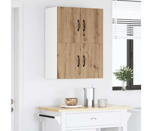 Virtuves Sienas Skapji 2 Pcs Artisānā Ozols 60 X 31 X 40 Cm Vidaxl