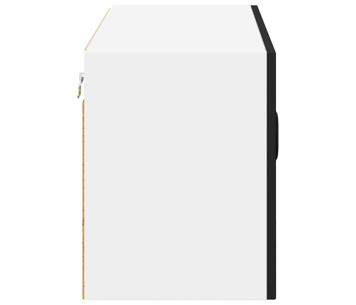 Virtuves Sienas Skapītis Ar Plauktu Melna 80 X 31 X 40 Cm Vidaxl