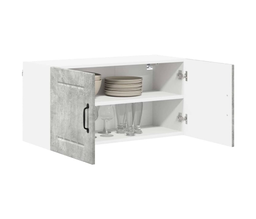 Virtuves Sienas Skapītis Betona Pelēks 80 X 31 X 40 Cm Vidaxl