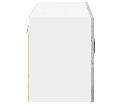 Virtuves Sienas Skapītis Betona Pelēks 80 X 31 X 40 Cm Vidaxl