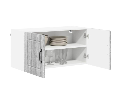 Virtuves Sienas Skapītis Pelēks Sonoma 80 X 31 X 40 Cm Vidaxl