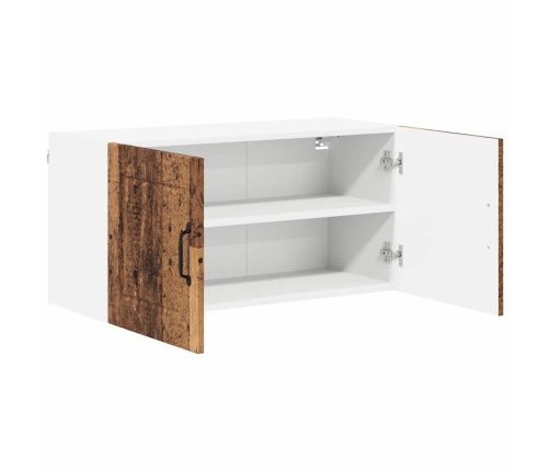 Virtuves Sienas Skapītis Ar Plauktu Vecs Koks 80 X 31 X 40 Cm Vidaxl