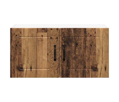 Virtuves Sienas Skapītis Ar Plauktu Vecs Koks 80 X 31 X 40 Cm Vidaxl