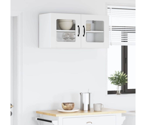 Virtuves Sienas Skapītis Ar Plauktu Balts 80 X 31 X 40 Cm Vidaxl