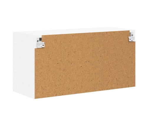 Virtuves Sienas Skapītis Ar Plauktu Balts 80 X 31 X 40 Cm Vidaxl