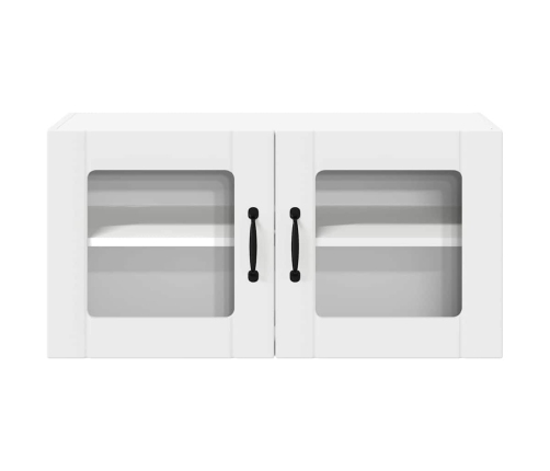 Virtuves Sienas Skapītis Ar Plauktu Balts 80 X 31 X 40 Cm Vidaxl