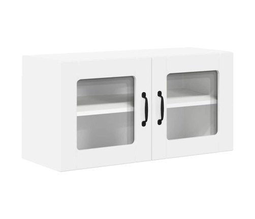 Virtuves Sienas Skapītis Ar Plauktu Balts 80 X 31 X 40 Cm Vidaxl