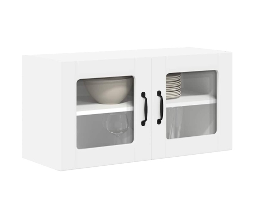 Virtuves Sienas Skapītis Ar Plauktu Balts 80 X 31 X 40 Cm Vidaxl