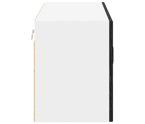 Virtuves Sienas Skapītis Melns Ozolkoks 80 X 31 X 40 Cm Vidaxl