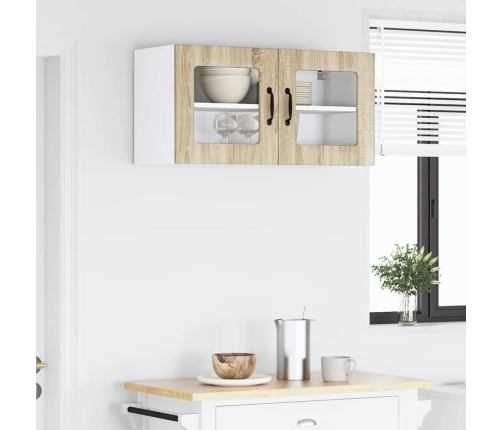 Virtuves Sienas Skapītis Sonoma Ozols 80 X 31 X 40 Cm Vidaxl