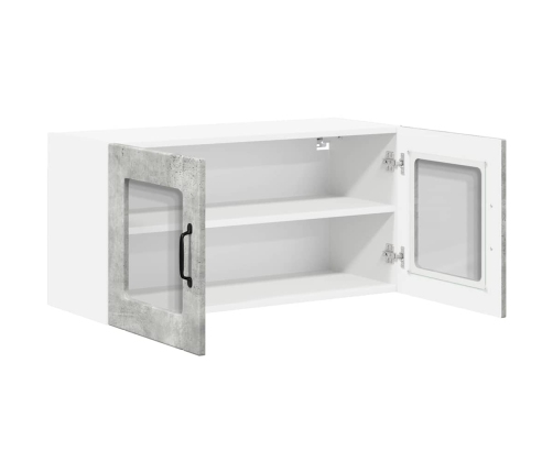 Virtuves Sienas Skapītis Betona Pelēks 80 X 31 X 40 Cm Vidaxl
