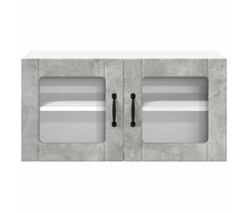 Virtuves Sienas Skapītis Betona Pelēks 80 X 31 X 40 Cm Vidaxl