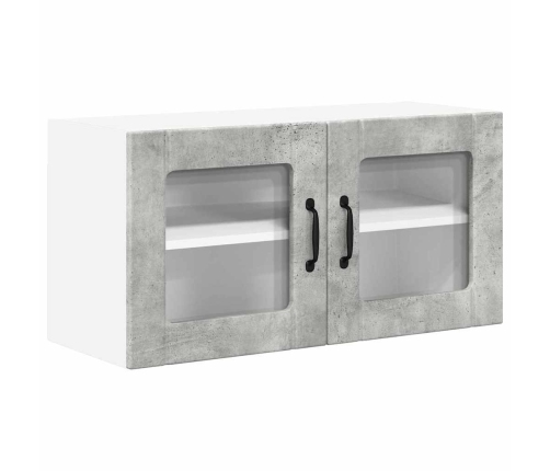 Virtuves Sienas Skapītis Betona Pelēks 80 X 31 X 40 Cm Vidaxl