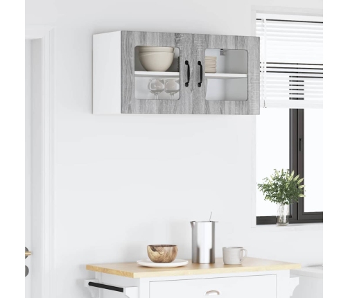 Virtuves Sienas Skapītis Pelēks Sonoma 80 X 31 X 40 Cm Vidaxl