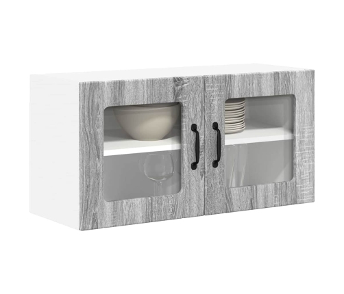 Virtuves Sienas Skapītis Pelēks Sonoma 80 X 31 X 40 Cm Vidaxl