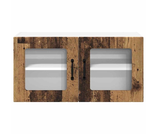 Virtuves Sienas Skapītis Ar Plauktu Vecs Koks 80 X 31 X 40 Cm Vidaxl