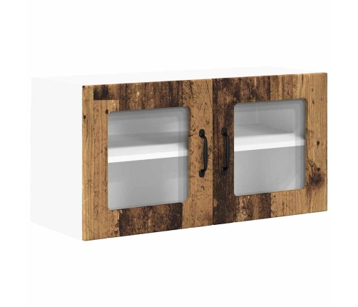 Virtuves Sienas Skapītis Ar Plauktu Vecs Koks 80 X 31 X 40 Cm Vidaxl