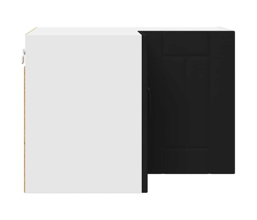 Virtuves Sienas Skapītis Ar Plauktu Melna 57 X 57 X 40 Cm Vidaxl