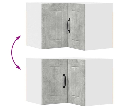 Virtuves Sienas Skapītis Betona Pelēks 57 X 57 X 40 Cm Vidaxl