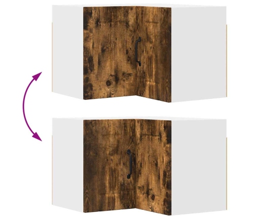 Virtuves Sienas Skapītis Dūmaka Ozols 57 X 57 X 40 Cm Vidaxl