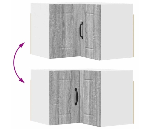 Virtuves Sienas Skapītis Pelēks Sonoma 57 X 57 X 40 Cm Vidaxl