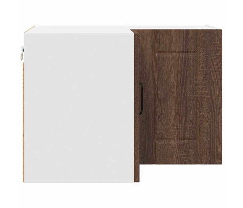 Virtuves Sienas Skapītis Ar Plauktu Brūns Ozols 57 X 57 X 40 Cm Vidaxl