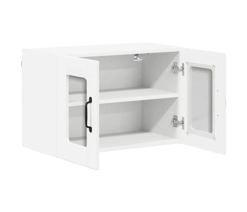 Virtuves Sienas Skapītis Ar Plauktu Balts 60 X 31 X 40 Cm Vidaxl