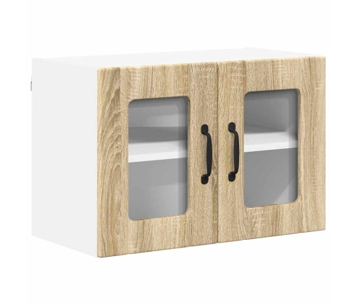 Virtuves Sienas Skapītis 2 Pcs Sonoma Ozols 60 X 31 X 40 Cm Vidaxl