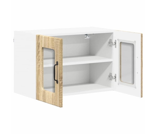 Virtuves Sienas Skapītis 2 Pcs Sonoma Ozols 60 X 31 X 40 Cm Vidaxl