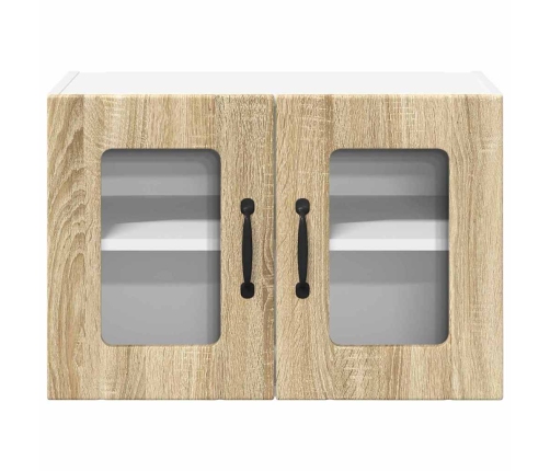 Virtuves Sienas Skapītis 2 Pcs Sonoma Ozols 60 X 31 X 40 Cm Vidaxl