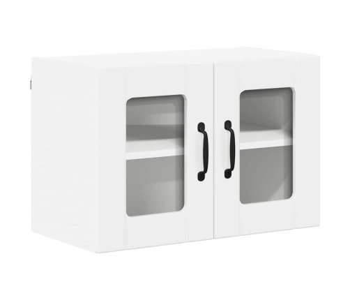 Virtuves Sienas Skapītis 2 Pcs Augsta Spīduma Baltā Krāsa Vidaxl