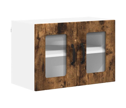 Virtuves Sienas Skapītis 2 Pcs Dūmaka Ozols 60 X 31 X 40 Cm Vidaxl