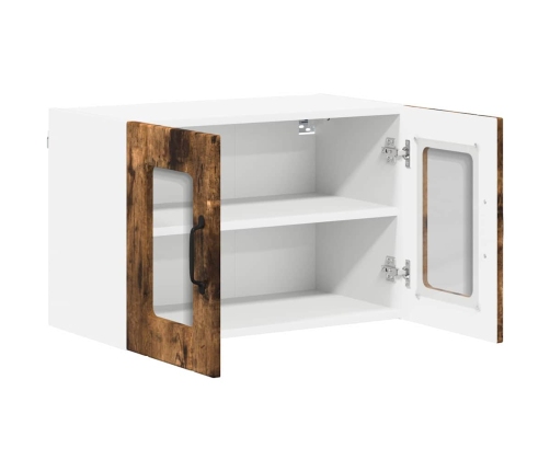 Virtuves Sienas Skapītis 2 Pcs Dūmaka Ozols 60 X 31 X 40 Cm Vidaxl