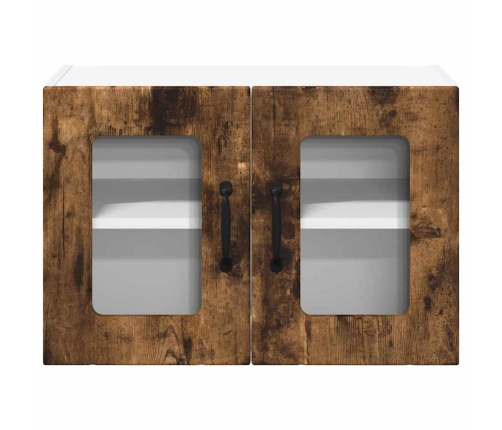 Virtuves Sienas Skapītis 2 Pcs Dūmaka Ozols 60 X 31 X 40 Cm Vidaxl