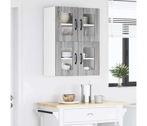 Virtuves Sienas Skapītis Pelēks Sonoma 60 X 31 X 40 Cm Vidaxl