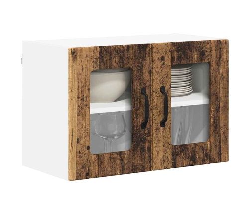 Virtuves Sienas Skapītis Ar Plauktu Vecs Koks 60 X 31 X 40 Cm Vidaxl