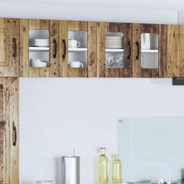 Virtuves Sienas Skapītis 2 Pcs Vecs Koks 60 X 31 X 40 Cm Vidaxl