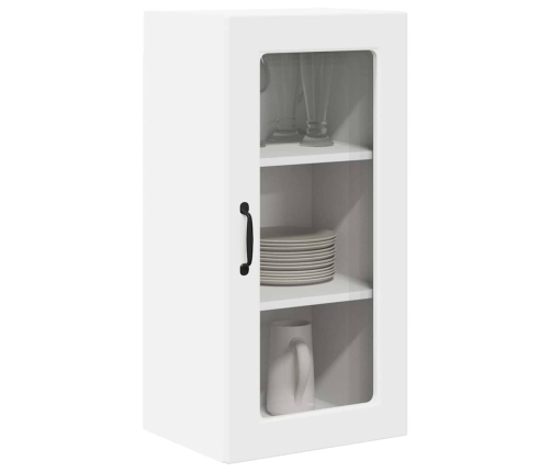 Virtuves Sienas Skapītis Ar Plauktu Balts 40 X 31 X 80 Cm Vidaxl