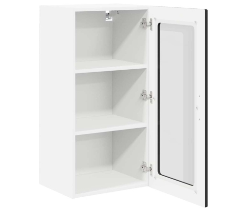 Virtuves Sienas Skapītis Ar Plauktu Melna 40 X 31 X 80 Cm Vidaxl