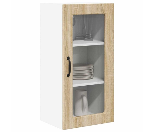 Virtuves Sienas Skapītis 2 Pcs Sonoma Ozols 40 X 31 X 80 Cm Vidaxl