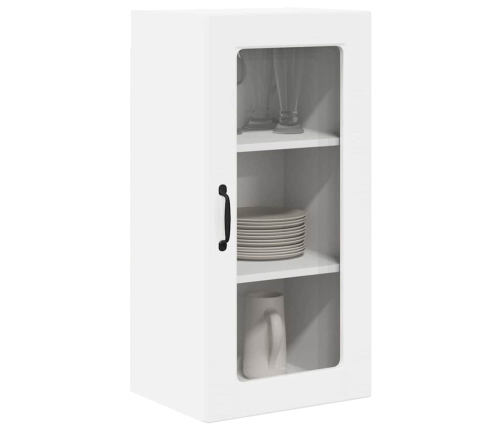 Virtuves Sienas Skapītis 2 Pcs Augsta Spīduma Baltā Krāsa Vidaxl