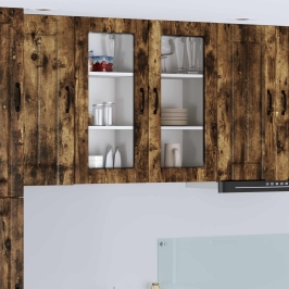 Virtuves Sienas Skapītis Dūmaka Ozols 40 X 31 X 80 Cm Vidaxl