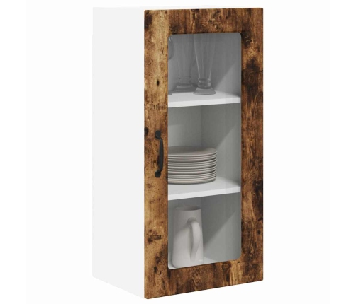 Virtuves Sienas Skapītis 2 Pcs Dūmaka Ozols 40 X 31 X 80 Cm Vidaxl