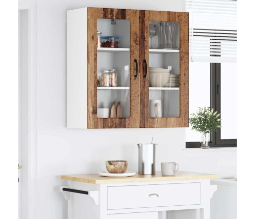 Virtuves Sienas Skapītis Ar Plauktu Vecs Koks 40 X 31 X 80 Cm Vidaxl