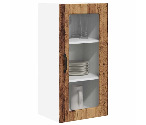 Virtuves Sienas Skapītis Ar Plauktu Vecs Koks 40 X 31 X 80 Cm Vidaxl