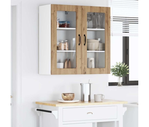 Virtuves Sienas Skapītis 2 Pcs Artisānā Ozols 40 X 31 X 80 Cm Vidaxl