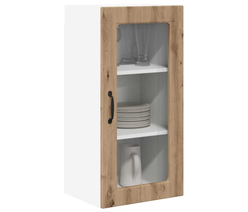 Virtuves Sienas Skapītis 2 Pcs Artisānā Ozols 40 X 31 X 80 Cm Vidaxl