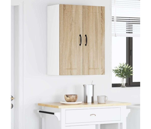 Virtuves Sienas Skapītis 2 Pcs Sonoma Ozols 30 X 31 X 80 Cm Vidaxl