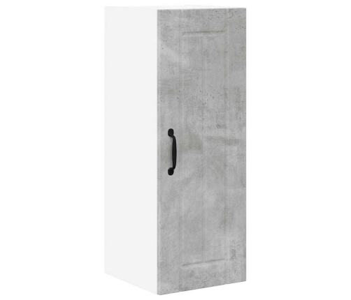 Virtuves Sienas Skapītis 2 Pcs Betona Pelēks 30 X 31 X 80 Cm Vidaxl