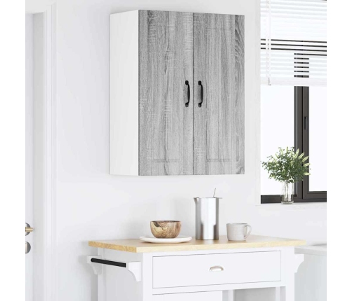 Virtuves Sienas Skapītis 2 Pcs Pelēks Sonoma 30 X 31 X 80 Cm Vidaxl